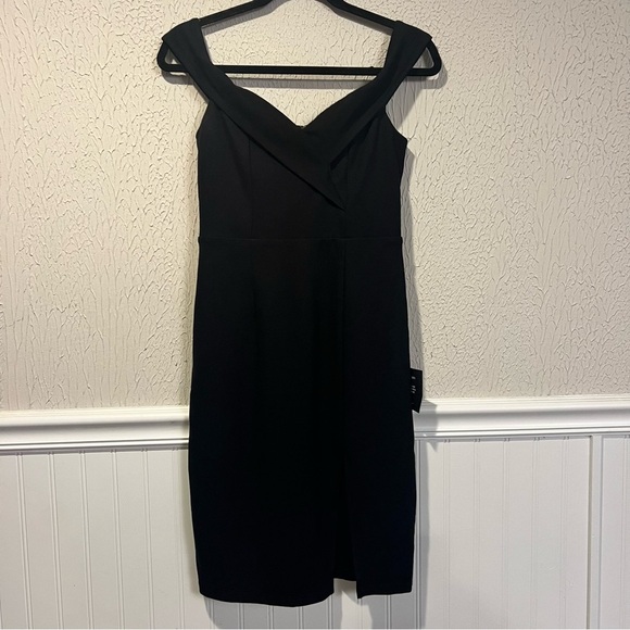 Lulus Black Off-Shoulder bodycon Dress size small - Picture 3 of 15